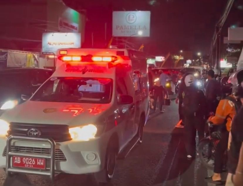 Pelajar Patah Tulang Akibat Tabrakan Dua Motor di Ledoksari Wonosari