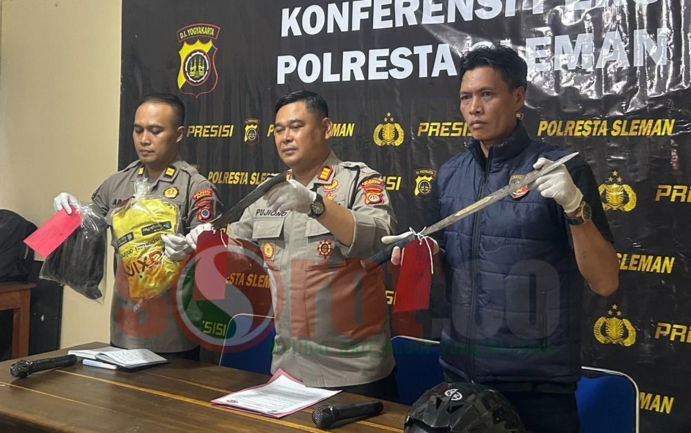 Aksi Pencurian dan Pembacokan di Pakem Terungkap, Dua Pelaku Ditangkap Polisi