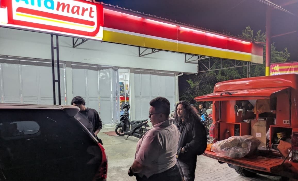 Dua Perampok Bersenjata Gasak Uang Puluhan Juta dari Alfamart di Gunungkidul